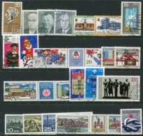 DDR 1984  Thirteen Commemorative Issues  Used - Used Stamps