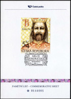 PLZ 68 Czech Republic M. Ondracek Anniversary 2016 Engraver Karl IV. - Grabados