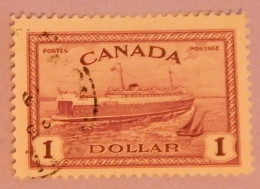 CANADA YT 224 OBLITERE "FERRY BOAT DU PRINCE EDOUARD" ANNÉE 1946 - Oblitérés