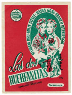 Programa Cine. Las Dos Huerfanitas. Myriam Bru. 19-1712 - Cinema Advertisement