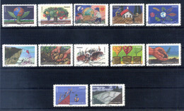 2011 FRANCIA SET USATO 4885/4896 Festa Del Francobollo 2° Serie Salvaguardia Della Natura - Used Stamps