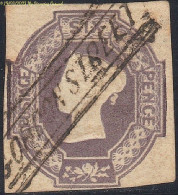 28 - SG: 59 Used 1854 Fine Four Margins Gordon Street Penny Post Postmark - Used Stamps