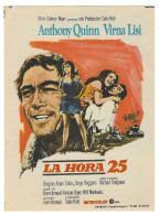 Programa Cine. La Hora 25. Anthony Quinn. 19-1716 - Cinema Advertisement