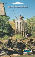 FIJI ISL.(GPT) - Fijian Culture/Warrior Defending Fort, CN : 07FJB/B, Used - Figi