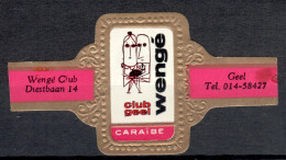 SIGARENBAND CARAIBE - GEEL - WENGE CLUB - Bagues De Cigares