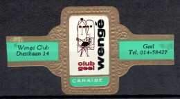 SIGARENBAND CARAIBE - GEEL - WENGE CLUB - Bagues De Cigares