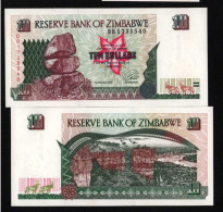 Zimbabwe 10 Dollars 1997 Unc - Zimbabwe