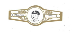 12) Bague De Cigare Série Tintin Blanche Dorée Royal Flush Kuifje Tchang Tchong-Jen En Superbe.Etat - Advertentie