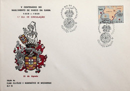 1969 Moçambique FDC 5º Centenário Do Nascimento De Vasco Da Gama - Mosambik