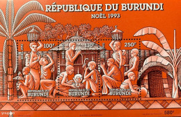 Burundi 1993, Christmas, MNH S/S - Neufs