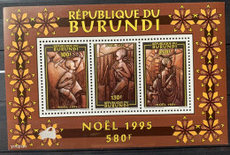 Burundi 1995, Christmas, MNH S/S - Ungebraucht