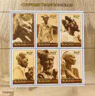 Burundi 2010, Traditional Haristyles, MNH S/S - Nuovi