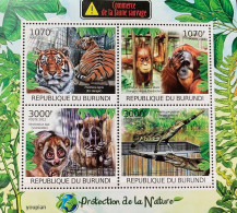 Burundi 2012, Nature Protection, MNH S/S - Unused Stamps