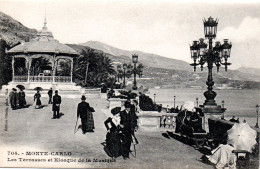 MONACO -- MONTE CARLO -- CPA Précurseur  -- Les Terrasses Et Kiosque De La Musique - Terraces