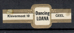 SIGARENBAND  GEEL - DANCING LOANA - Bagues De Cigares