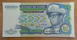 Congo Zaire 5000 Zaires 1988 UNC FdS 5.000 - Repubblica Democratica Del Congo & Zaire