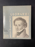 LEOPARDI - COLLECTION POETES D'AUJOURD'HUI N°81 - Auteurs Français