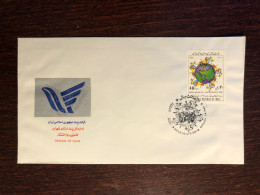 IRAN FDC COVER 1990 YEAR WORLD HEALTH DAY ENVIRONMENT HEALTH MEDICINE STAMPS - Iran