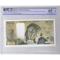 FAY 71/47 - 500 FRANCS PASCAL - 02/05/1991 - T.345 - PICK 156 - PCGS MS 65 - FDC - 500 F 1968-1993 ''Pascal''