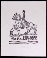 EX LIBRIS DR. OTTMAR PREMSTALLER Per DR. P KNEZEVIC L27b-F01 O - Ex-libris