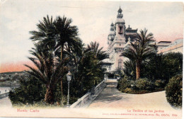 MONACO -- MONTE CARLO -- CPA Précurseur  -- Le Théâtre Et Les Jardins - Opéra & Théâtre