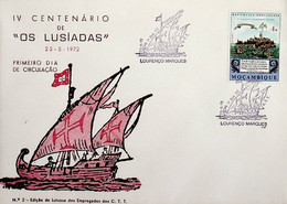 1972 Moçambique FDC 4º Centenário Da Publicação De «Os Lusíadas» - Mozambique