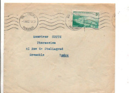 MONACO SEUL SUR LETTRE POUR LA FRANCE 1952 - Lettres & Documents