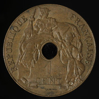  Indochine / Indochina, , 1 Centième / 1 Cent, 1923, Poissy, Bronze, SUP (AU),
KM#12.1, Lec.92 - Indocina Francese