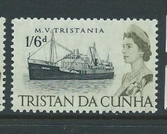 Tristan Da Cunha Ship 1965 M.v.tristania 1/6d Mnh Very Fresh Sg81 - Tristan Da Cunha