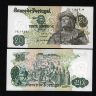 Portugal 20 Escudos 27 July 1971 Unc - Portugal
