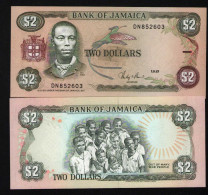 Jamaica 2 Dollars 1.9.87 Unc - Jamaique