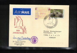 AAT 2001 Australian National Antarctic Research Expeditions - Macquarie Island Station  Interesting Signed Cover - Bases Antarctiques