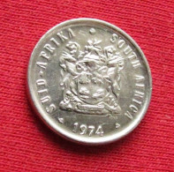 South Africa 5 Cents 1974 KM# 84 *V1T  Bird  Africa Do Sul RSA Afrique Do Sud Afrika - Südafrika