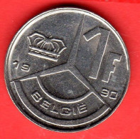 Belgio - Belgium - Belgique - Belgie - 1990 - 1 Franco - QFDC/aUNC - Come Da Foto - 1 Franc