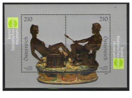 Austria Österreich 2009 - Saliera - Kunsthistorisches Museum Vienna Miniature Sheet Mnh** - Probe- Und Nachdrucke