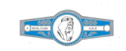 8) Bague De Cigare Série Tintin Bleue Grise Royal Flush Kuifje Mohammed Ben Kalish Ezab En Superbe.Etat - Advertisement