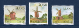 Aland, **, Yv, Mi 192, 193, 194, SG 202, 203, 204, Moulins à Vent, - Ålandinseln