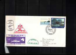 AAT 1991 Australian National Antarctic Research Expeditions - Mawson Station - Ship Aurora Australis- Helicopter Service - Navires & Brise-glace