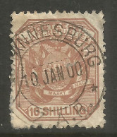 SOUTH AFRICA / TRANSVAAL. 1895. 10/- USED. - Transvaal (1870-1909)