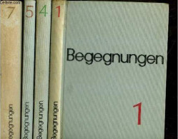 Begegnungen Lesebuch Fur Gymnasien - Band 1 + 4 + 5 + 7 : Lot De 4 Volumes - COLLECTIF - 1977 - Altri & Non Classificati