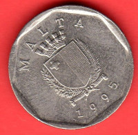 MALTA - 1995 - 5 Cents - SPL/XF - Come Da Foto - Malte