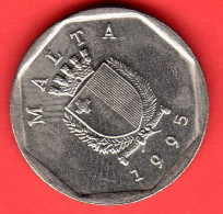 MALTA - 1995 - 5 Cents - QFDC/aUNC - Come Da Foto - Malte