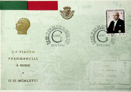 1968 Guiné Portuguesa FDC Viagem Presidencial - Portugiesisch-Guinea