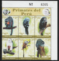 Peru  2002  Primates  Monkeys  Sheet  MNH - Apen