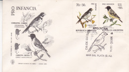 Argentina - 1974 - FDC - Pro Chilhood - Corbatita Comun And Cabecita Negra Stamps -  Caja 30 - FDC