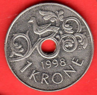 Norvegia - Norway - Norge - 1998 - 1 Krone - QFDC/aUNC - Come Da Foto - Norway