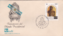 Argentina - 1989 - FDC - Transmission Of Presidential Command - Encotel Envelope - Caja 30 - FDC