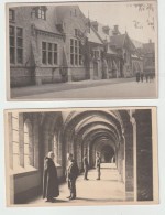 7549 Lot De 2 Cartes Collège Saint-Benoît De Maredsous Abbaye De Maredsous Prêtre Anhee Soldat Anglais ? VISITE - Anhee