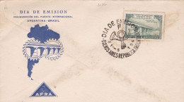 Argentina - 1947 - FDC - Argentina-Brazil International Bridge Inauguration - Argentine Philatelic Association - Caja 30 - FDC