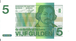 PAYS-BAS 5 GULDEN 1973 UNC P 95 - 5 Gulden